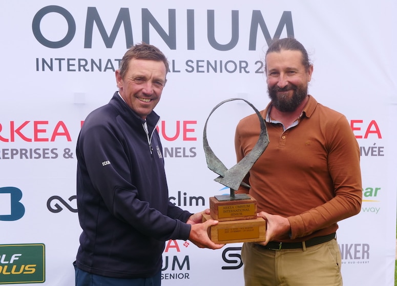 Nicolas Joakimides et Bertrand Cornut, vainqueurs de l’Arkea Omnium Senior d’Arcangues