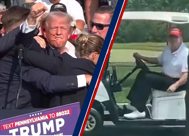 A peine remis de ses émotions après avoir échappé à un attentat dont il était la cible, Donald Trump file au golf !