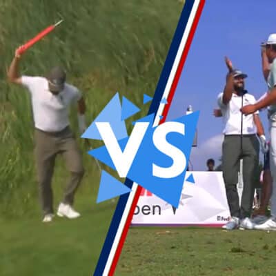Très en colère après un double-bogey un joueur se venge avec un improbable trou-en-un !