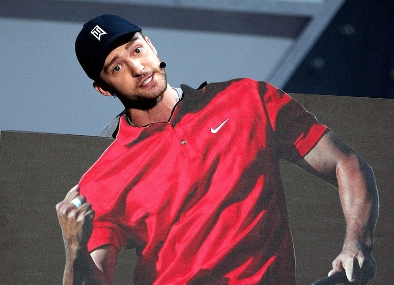 Justin Timberlake Tiger WoodsPhoto by Kevin Winter/Getty Images
