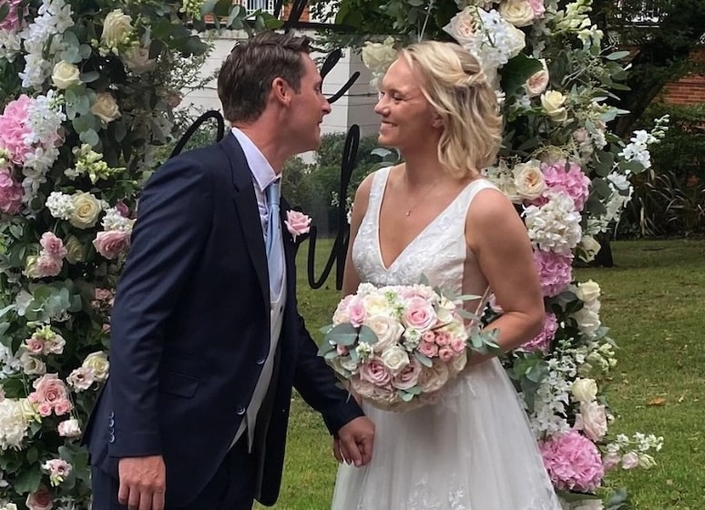Une joueuse européenne s'est mariée avec son caddie le week-end avant la Solheim Cup