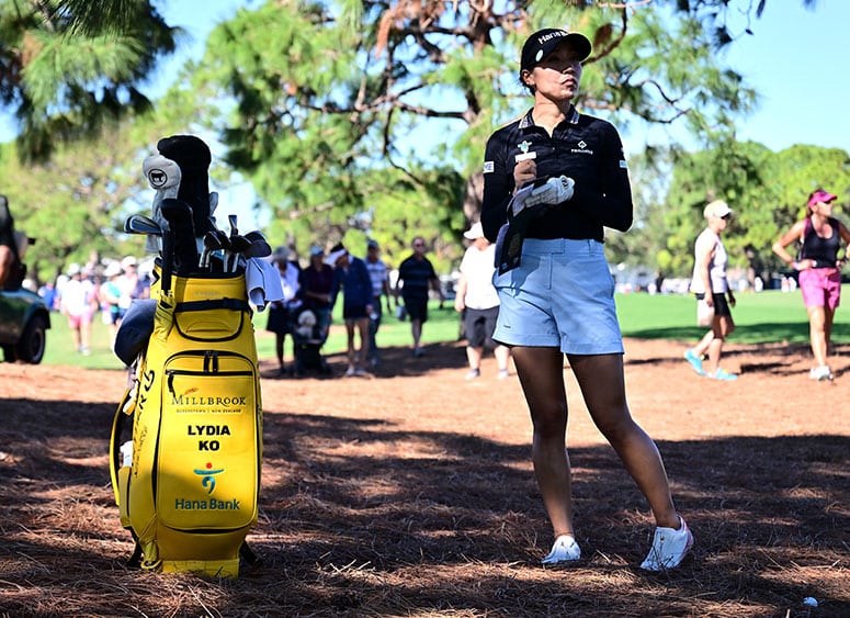 Balle déplacée par... son propre sac, un curieux cas de règle implique la championne olympique Lydia Ko