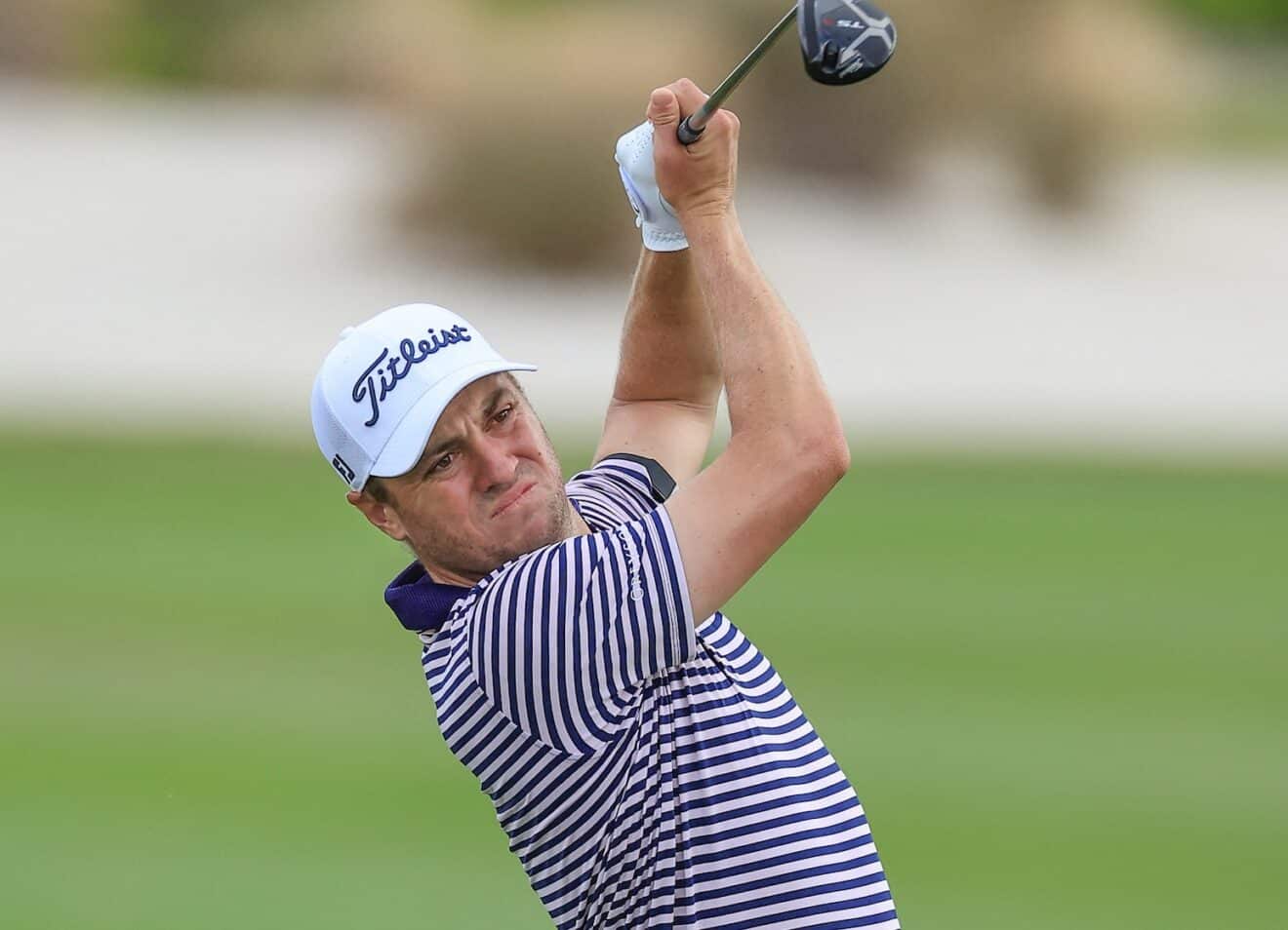 Justin Thomas Photo by DAVID CANNON / David Cannon Collection / Getty Images via AFP