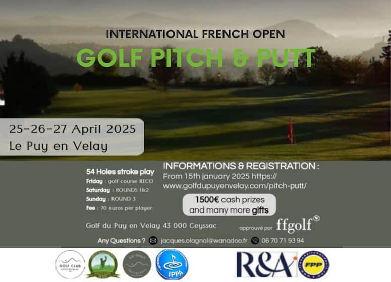 Le golf du Puy-en-Velay accueille l’Open International de France de Pitch & Putt