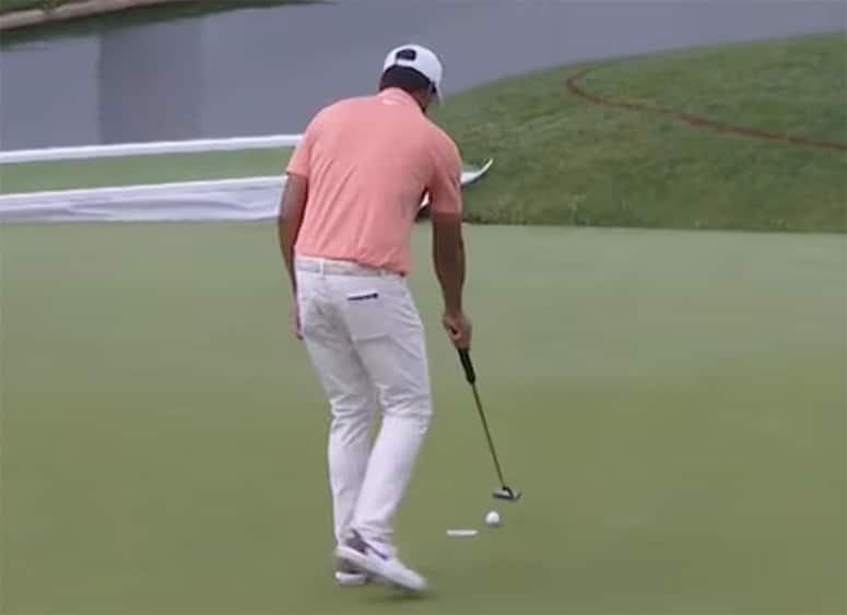 Six centimètres, le plus petit putt manqué de l'histoire est-il l’œuvre de Tony Finau ?