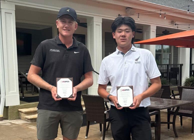 Le fils de Ian Poulter est à 36 trous de l'U.S. Open à Oakmont