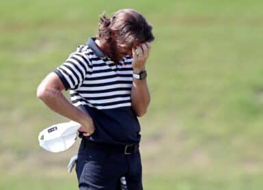 Tommy Fleetwood Photo by Raj Mehta / GETTY IMAGES NORTH AMERICA / Getty Images via AFP