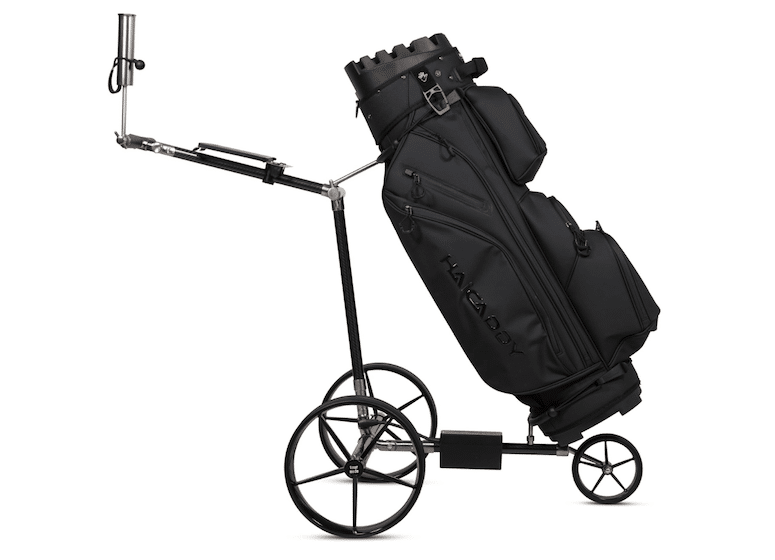 Un concentré de légèreté et de performance avec le chariot Tour Made Haicaddy HC9TiC Titan Carbon