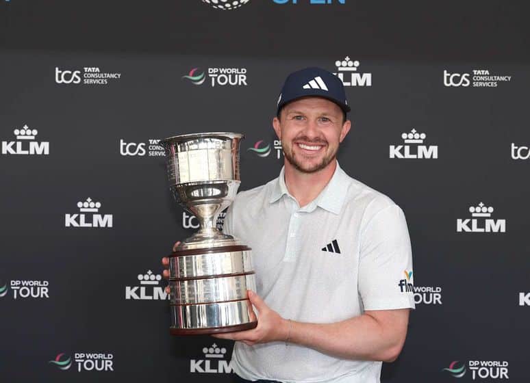 Connor Syme remporte son bras de fer avec Joakim Lagergren au KLM Open. Pierre Pineau dans le top 20