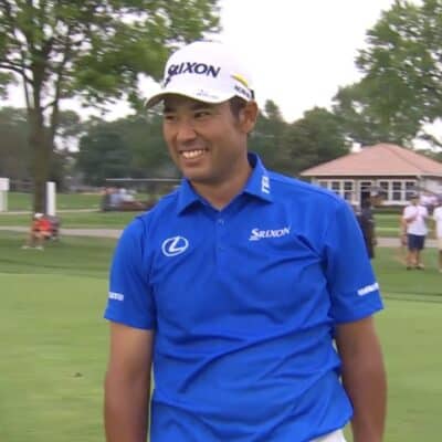 Deux putts en trois trous redonnent le sourire à Hideki Matsuyama !