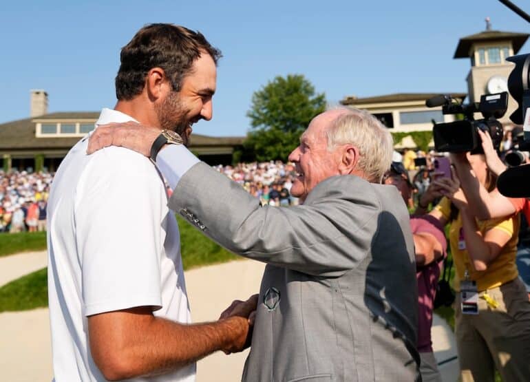 nicklaus-scheffler ©AFP Getty