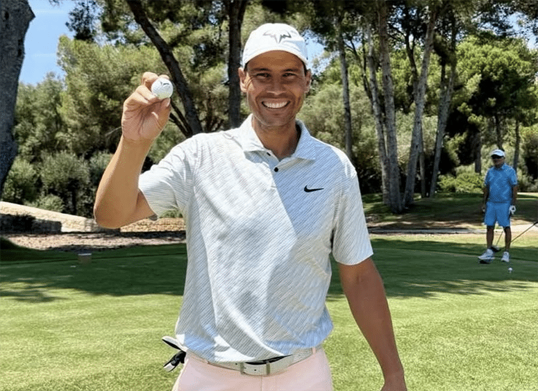 Un trou en un pour Rafael Nadal !