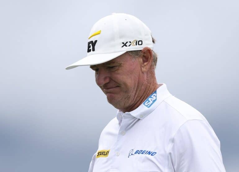 Ernie Els Photo by Mike Mulholland / GETTY IMAGES NORTH AMERICA / Getty Images via AFP