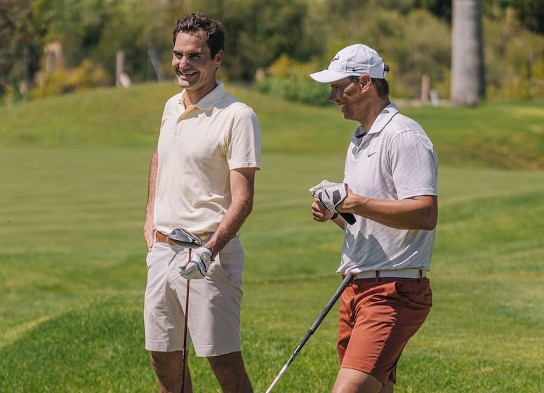 Quand Federer et Nadal partagent une partie de golf à Majorque - Golf  Planète