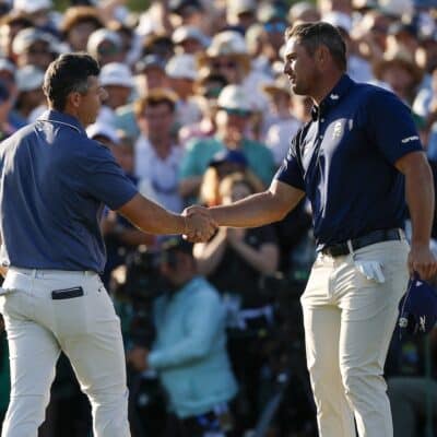 Rory McIlroy Bryson DeChambeau Photo by Harry How / GETTY IMAGES NORTH AMERICA / Getty Images via AFP)