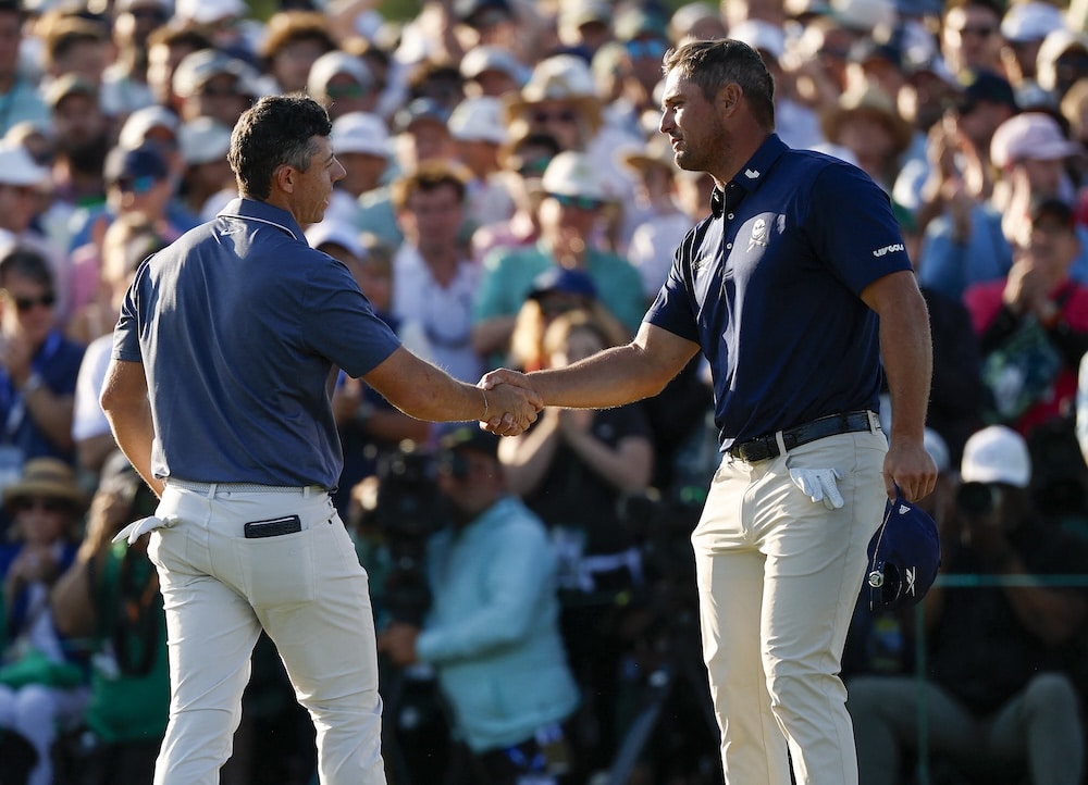 Rory McIlroy Bryson DeChambeau Photo by Harry How / GETTY IMAGES NORTH AMERICA / Getty Images via AFP)