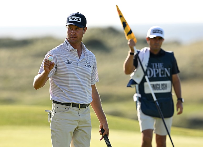 Pourquoi le caddie habituel du 2e de l'Open britannique, Harris English, est passé à côté d'un très gros chèque...