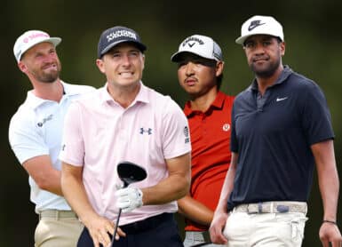 golf-finau-spieth-clark-woo-lee-playoffs-fedex-pga-tour ©AFP/Getty