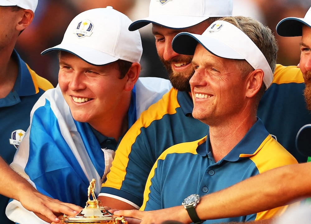 Team Europe Captain Luke Donald Photo by Naomi Baker/Getty Images