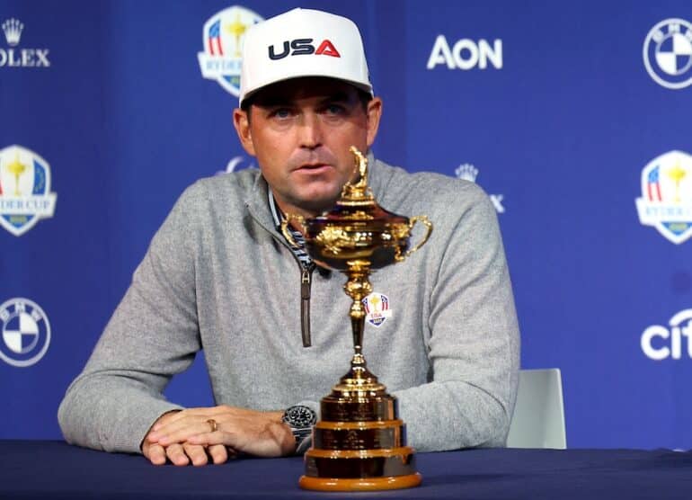 Keegan Bradley Photo by Andrew Redington / GETTY IMAGES NORTH AMERICA / Getty Images via AFP