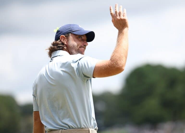 Tommy Fleetwood Photo by Jared C. Tilton / GETTY IMAGES NORTH AMERICA / Getty Images via AFP