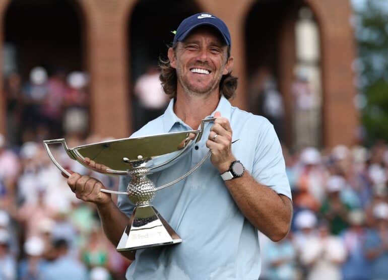 Tommy Fleetwood Photo by Jared C. Tilton / GETTY IMAGES NORTH AMERICA / Getty Images via AFP