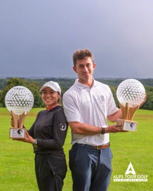 Fernanda Lira et Quentin Debove Alps Tour Golf / Raffaele Canepa