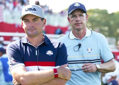 keegan-bradley-ryder-cup-bethpage-luke-donald. Photo by Darren Carroll/PGA of America