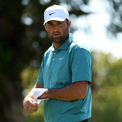 Scottie Scheffler Photo by Mike Mulholland / GETTY IMAGES NORTH AMERICA / Getty Images via AFP