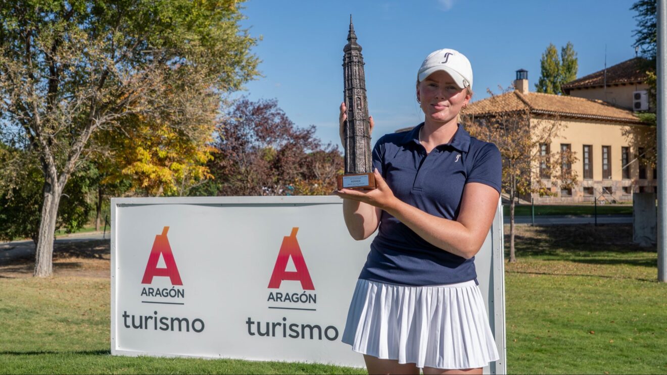 Andrea Lignell, victorieuse à Calatayud et promue sur le LET.