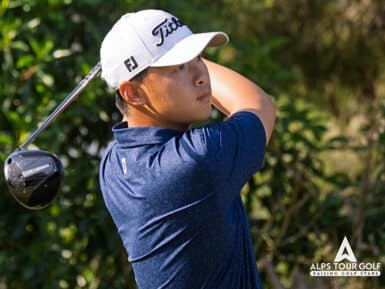 Jerry Ji crédit Alps Tour Golf / Raffaele Canepa