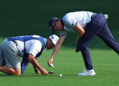 Justin Thomas Photo by DAVID CANNON / David Cannon Collection / Getty Images via AFP