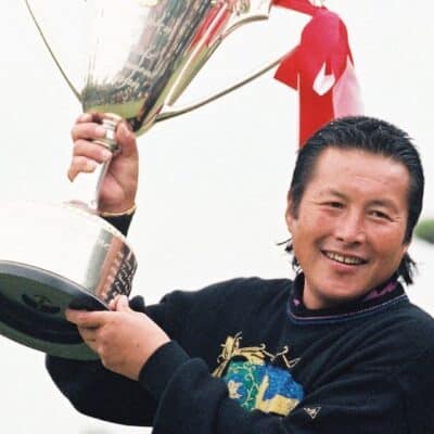 Masashi « Jumbo » Ozaki Photo by YOMIURI SHIMBUN / The Yomiuri Shimbun via AFP