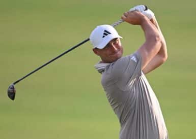 Ludvig Aberg Photo by ROSS KINNAIRD / GETTY IMAGES EUROPE / Getty Images via AFP