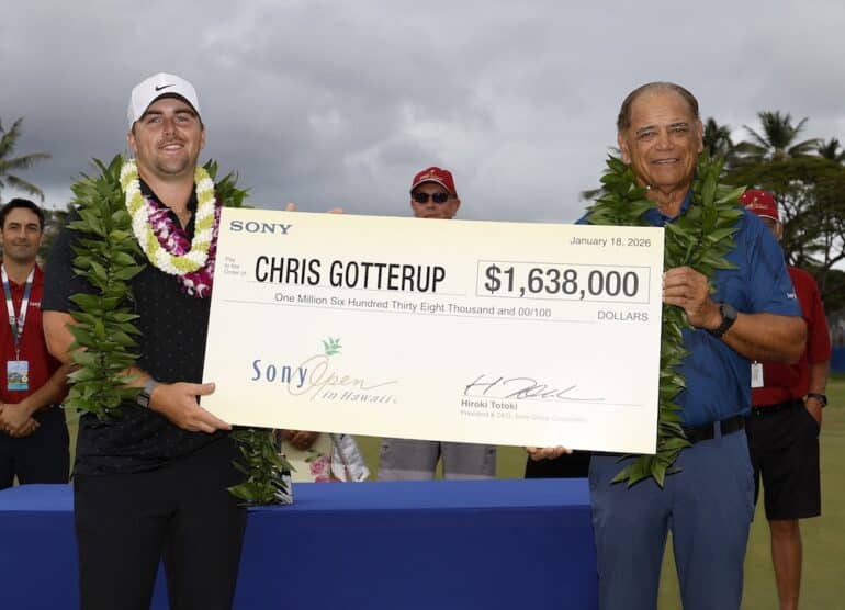Chris Gotterup Photo by Cliff Hawkins / GETTY IMAGES NORTH AMERICA / Getty Images via AFP