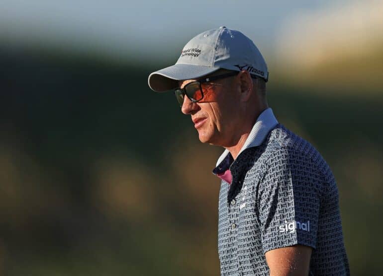 Luke Donald Photo by Alex Slitz / GETTY IMAGES NORTH AMERICA / Getty Images via AFP