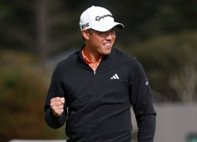 Collin Morikawa Photo by JED JACOBSOHN / GETTY IMAGES NORTH AMERICA / Getty Images via AFP