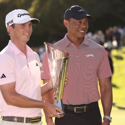 Jacob Bridgeman Tiger Woods Photo by Mike Mulholland / GETTY IMAGES NORTH AMERICA / Getty Images via AFP)