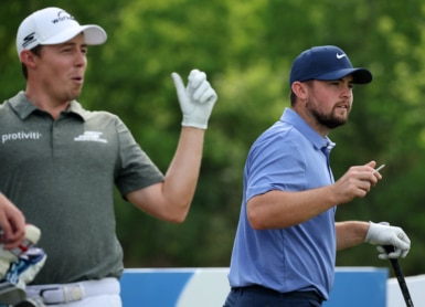 Matt and Alex Fitzpatrick Photo by Chris Graythen / GETTY IMAGES NORTH AMERICA / Getty Images via AFP