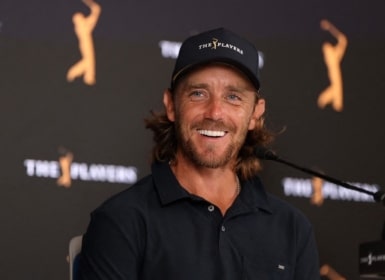Tommy Fleetwood Photo by Richard HEATHCOTE / GETTY IMAGES NORTH AMERICA / Getty Images via AFP