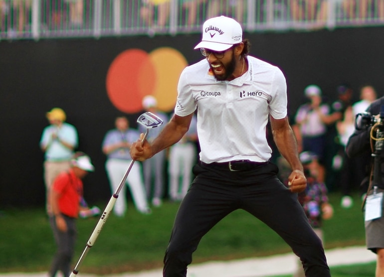 : Akshay Bhatia Photo by Mike Ehrmann / GETTY IMAGES NORTH AMERICA / Getty Images via AFP