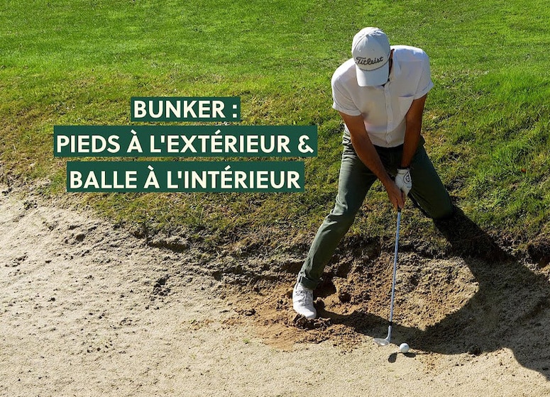 Bunker : balle à l'intérieur et pieds à l'extérieur