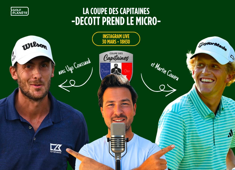 Live Insta sur le compte Instagram de Golf Planète avec deux invités exceptionnels à ne pas manquer lundi à 18h30 !