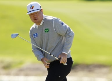 Sungjae Im Photo by Cliff Hawkins / GETTY IMAGES NORTH AMERICA / Getty Images via AFP