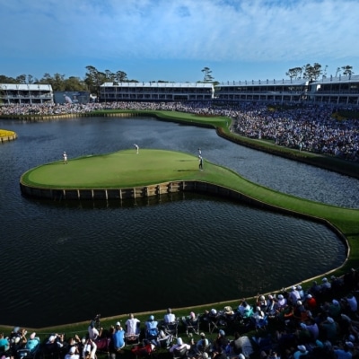 17th green during the third round of THE PLAYERS Championship on the Stadium Course at TPC Sawgrass Tilton/Getty Images/AFP
