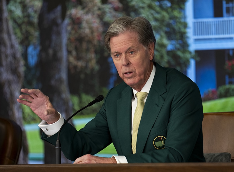 Le boss du Masters, Fred Ridley, réaffirme l’urgence de réguler les distances au golf