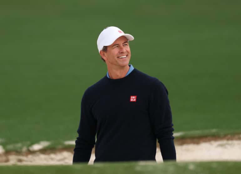 Adam Scott Maddie Meyer Getty AFp