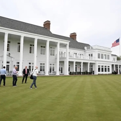 Visite de presse du club house de l'Oakland Hills County Club. Robin Buckson / The Detroit News