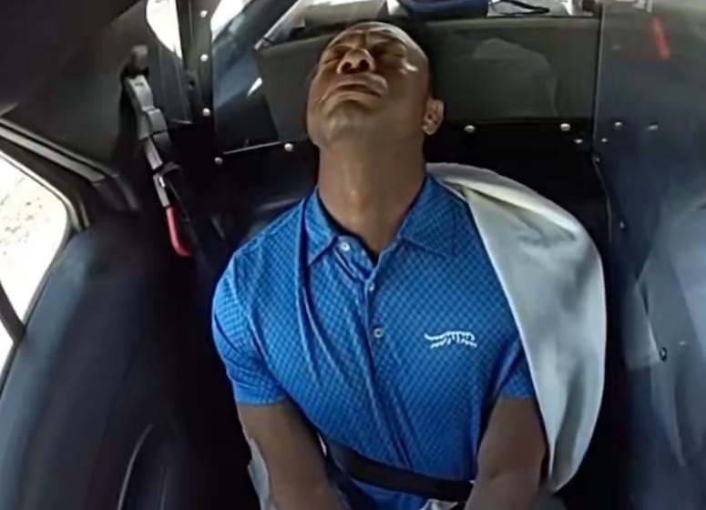 Les nouvelles images troublantes de l'arrestation de Tiger Woods