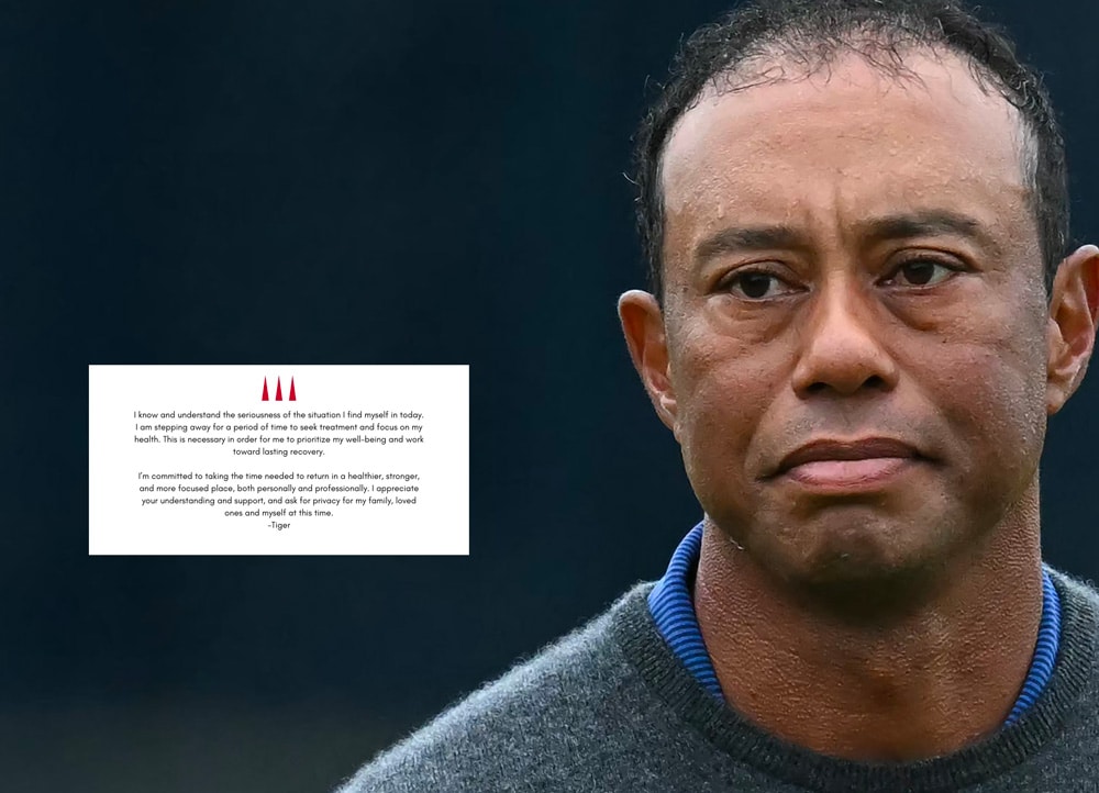 Officiel : Tiger Woods annonce son retrait (temporaire ?) du monde du golf